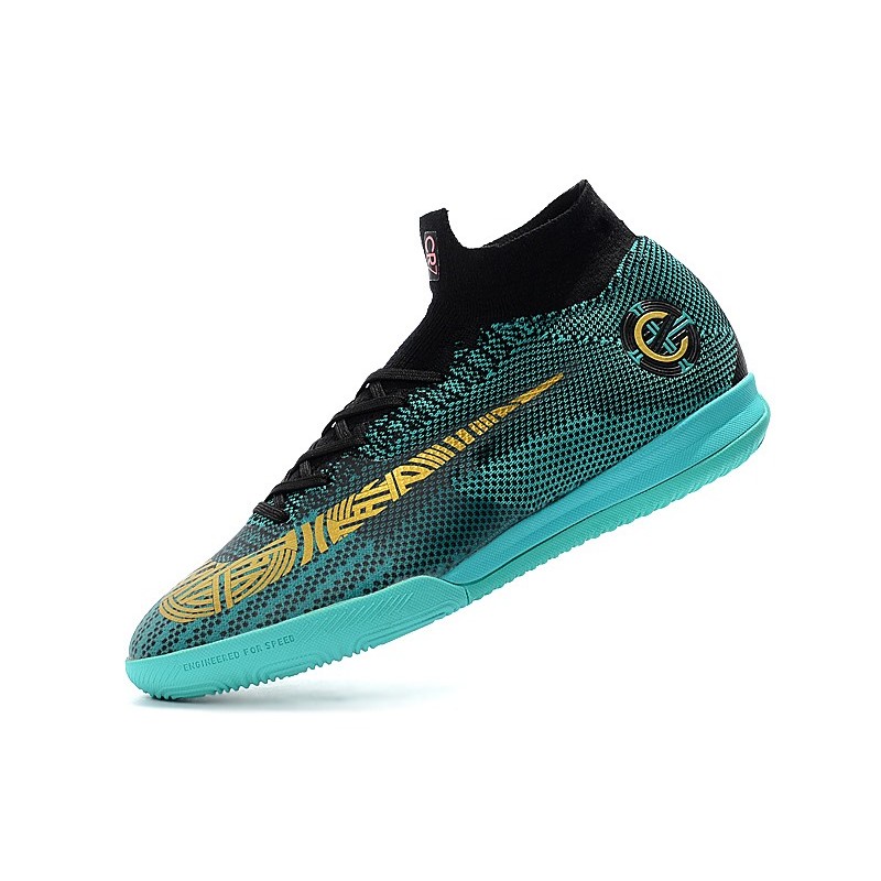 Ronaldo Nike Mercurial SuperflyX VI Elite IC Women Modrý Zlato